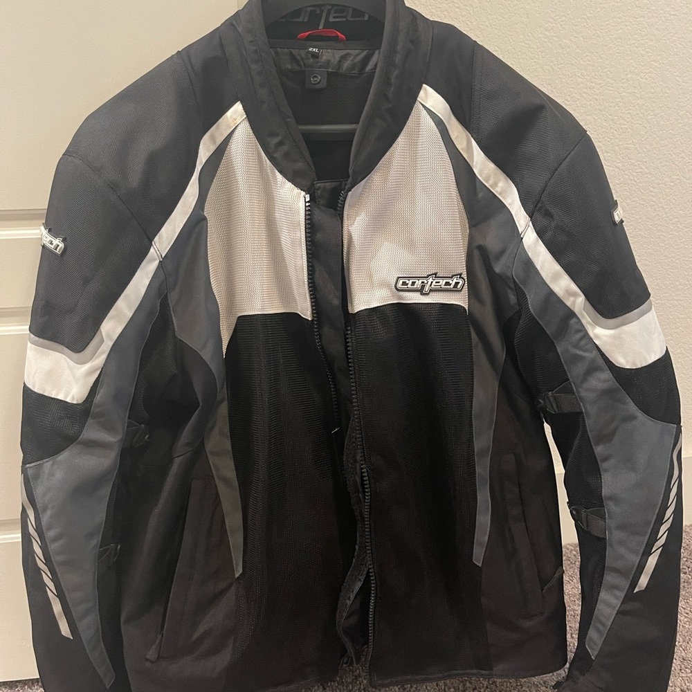 Men’s 2XL textile motorcycle jacket